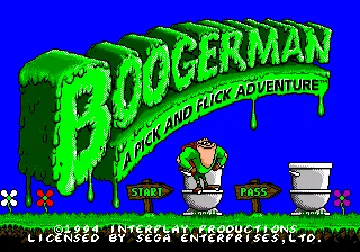 Boogerman - A Pick and Flick Adventure (Europe) screen shot title